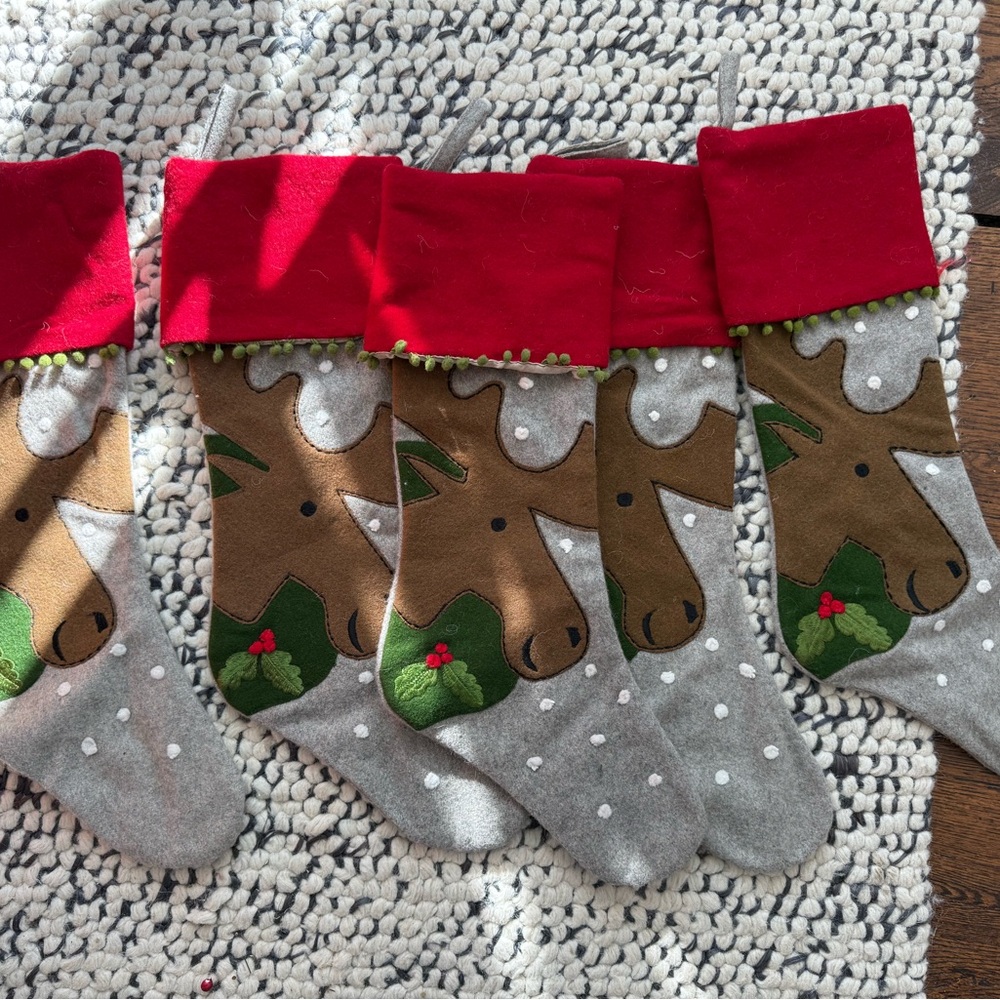 Crate and barrel christmas stockings